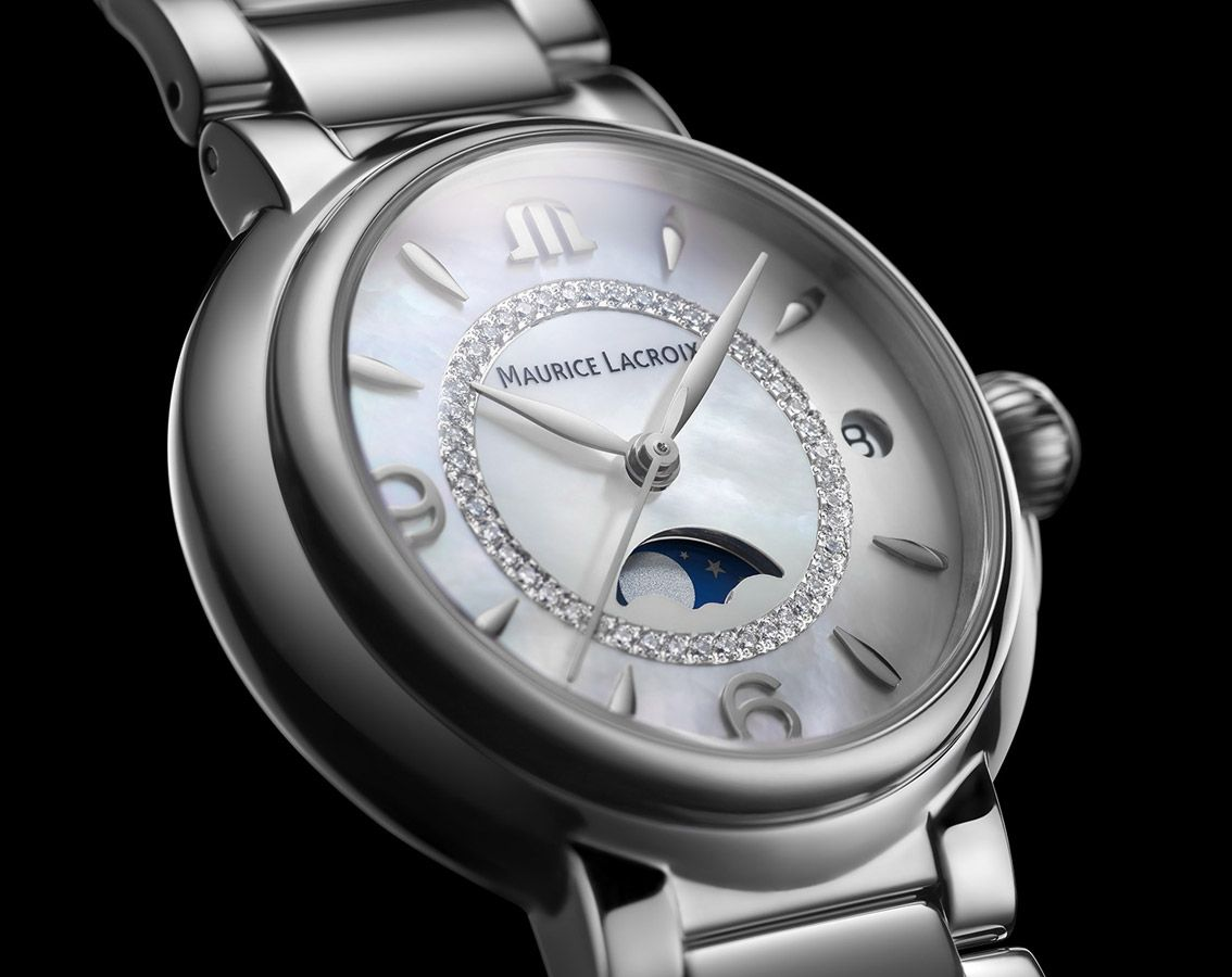 モーリスラクロア MAURICE LACROIX FA1084-SS002-170-1 フィアバ ムーンフェイズ デイト ダイヤ クォーツ レディース _949774 Maurice Lacroix Fiaba Quartz Watch | FA1084-SS002-170-1