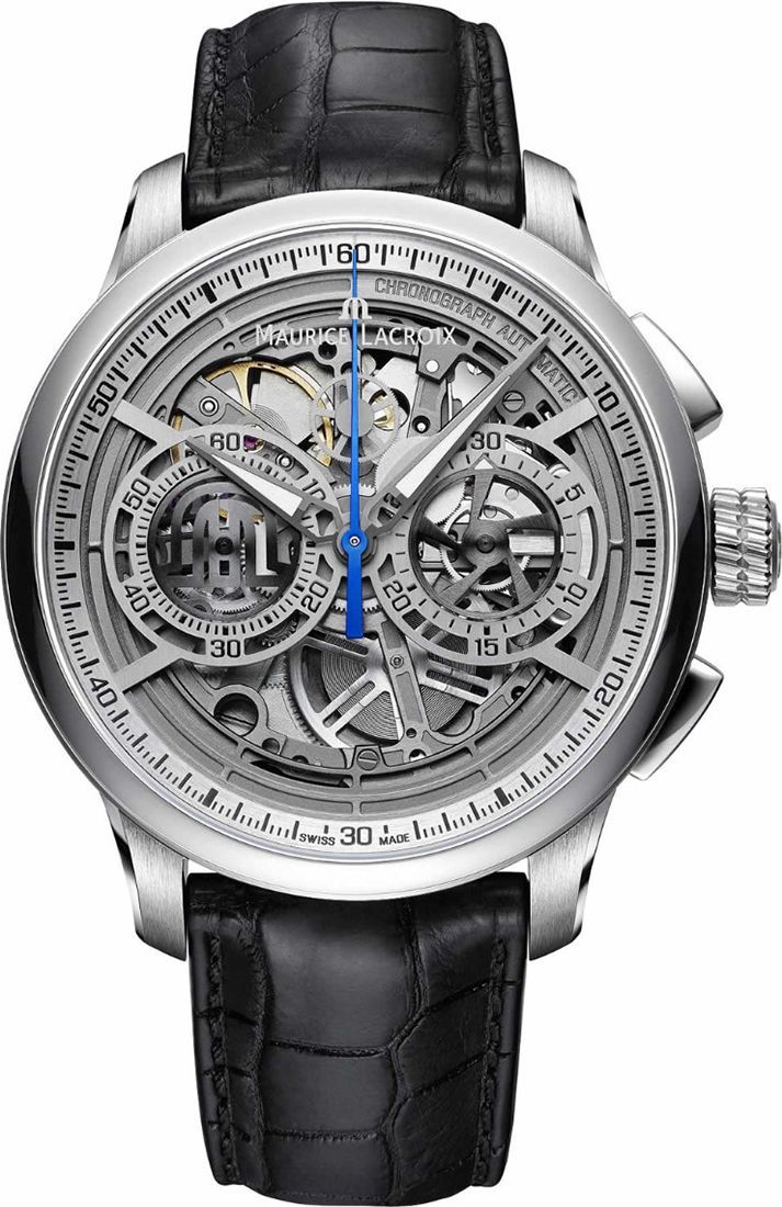 Maurice Lacroix Masterpiece  Skeleton Dial 45 mm Automatic Watch For Men - 1