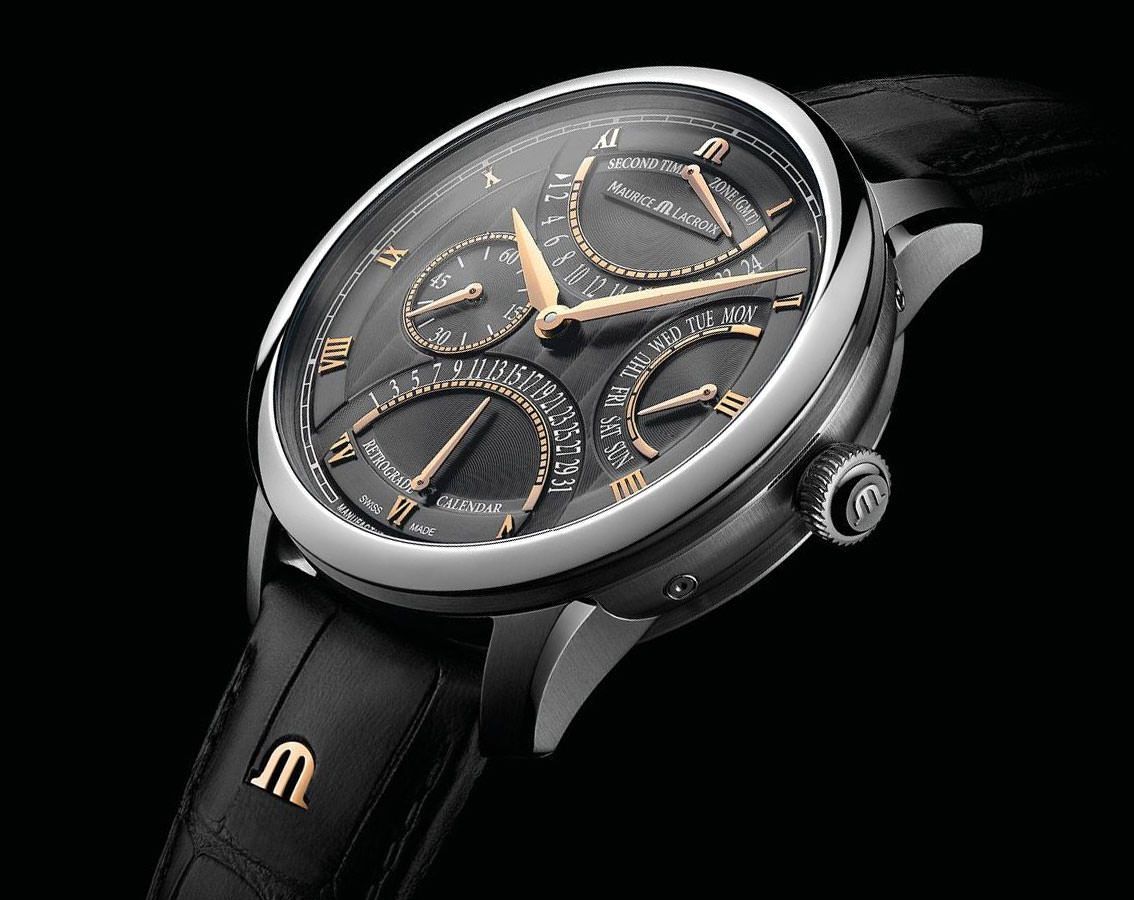 Maurice Lacroix Masterpiece Triple Retrograde Anthracite Dial 43 mm Automatic Watch For Men - 2
