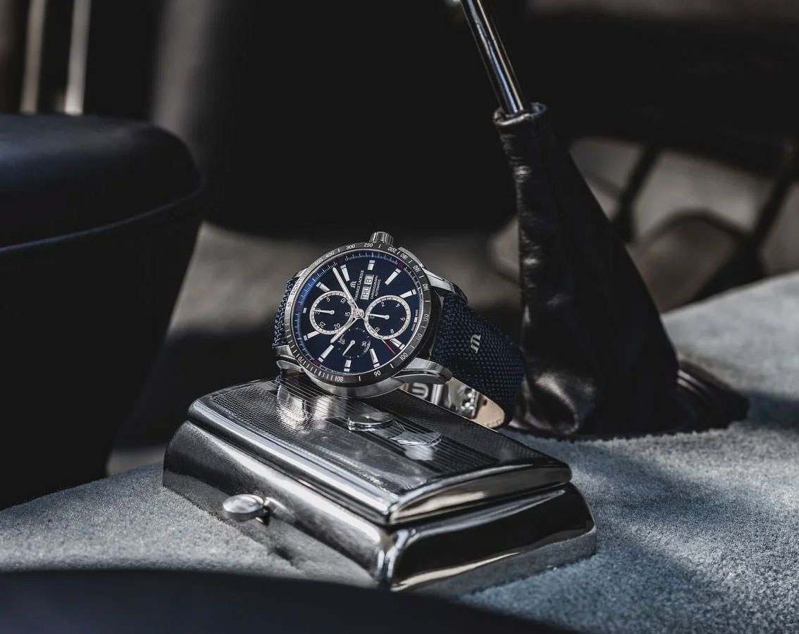 Maurice Lacroix Pontos  Blue Dial 43 mm Automatic Watch For Men - 5