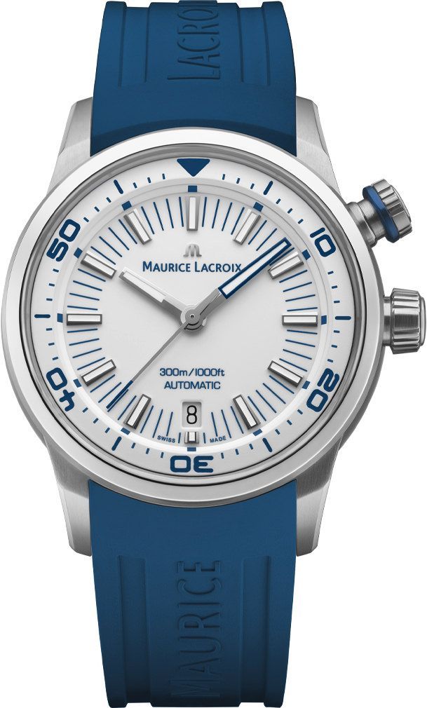 Maurice Lacroix Pontos  White Dial 42 mm Automatic Watch For Men - 1