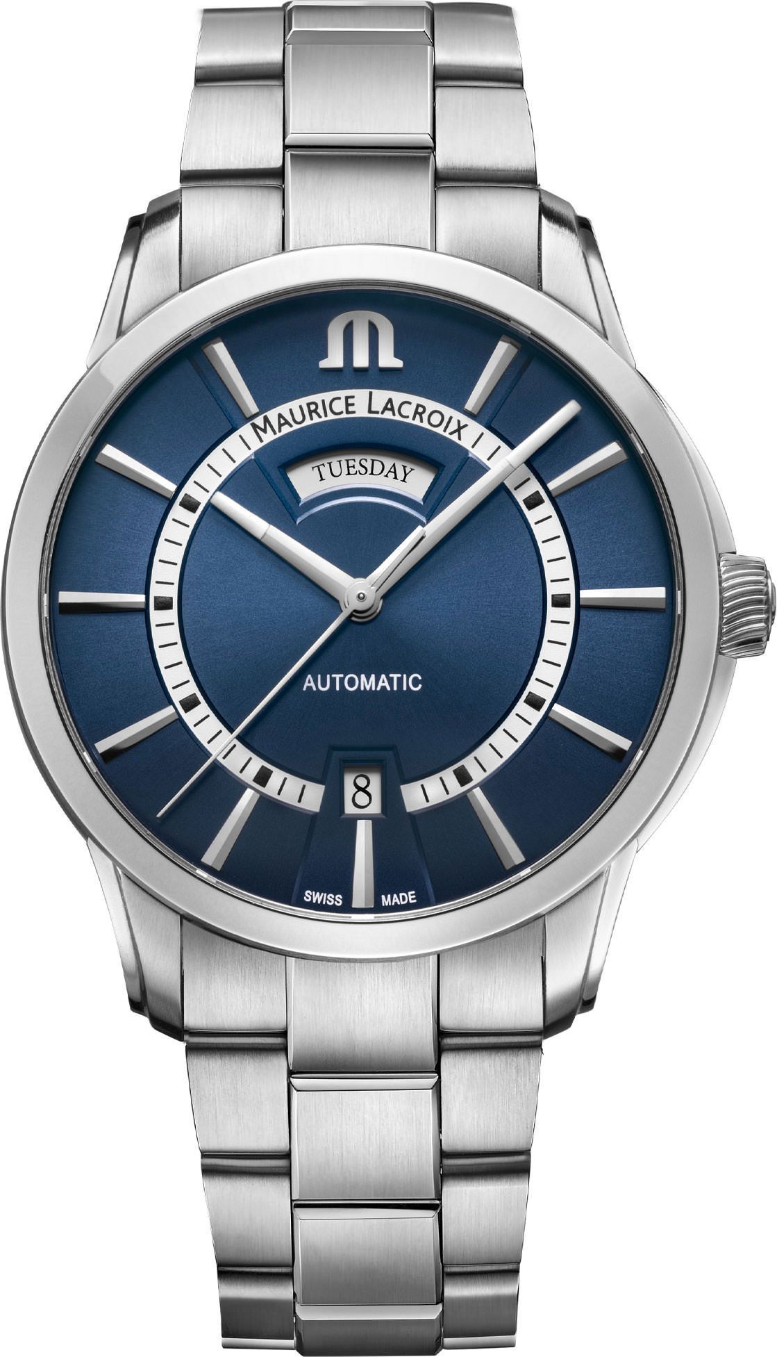 Maurice Lacroix Pontos  Blue Dial 41 mm Automatic Watch For Men - 1