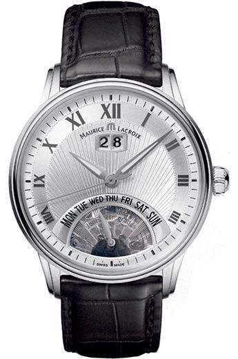 Maurice Lacroix  40 mm Watch in Silver Dial For Men - 1