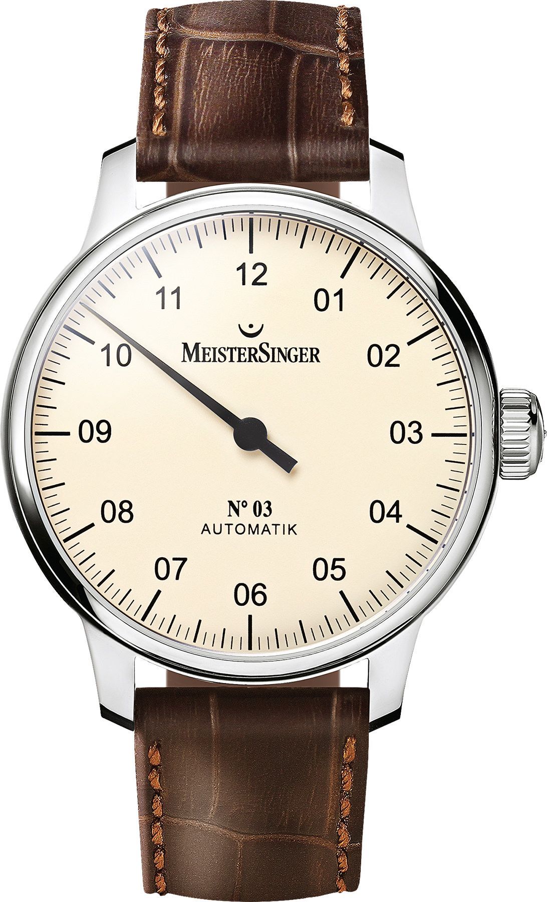 MeisterSinger Classic No.03 Ivory Dial 43 mm Automatic Watch For Men - 1