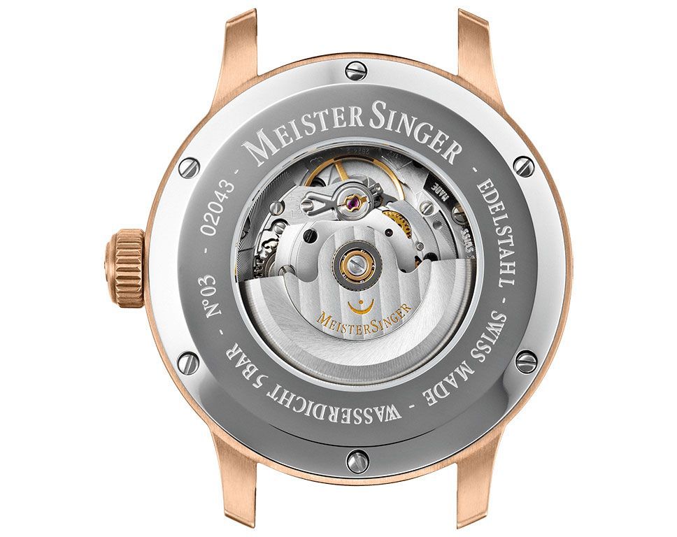 MeisterSinger  43 mm Watch in Blue Dial For Men - 5