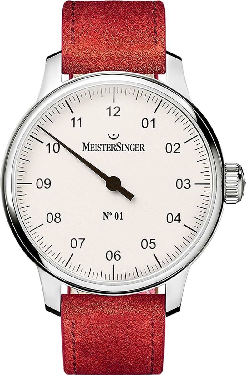 MeisterSinger SUB 300T Clive Cussler No.03 - 40 mm White Dial 40 mm Manual Winding Watch For Men - 1