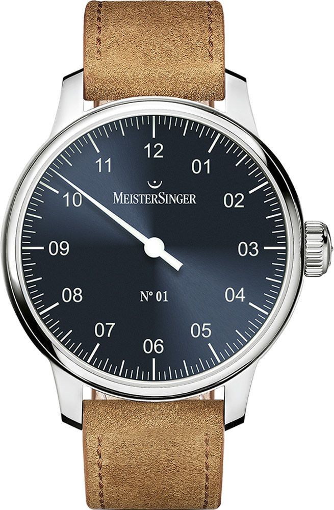 MeisterSinger  No.01 Blue Dial 40 mm Manual Winding Watch For Men - 1