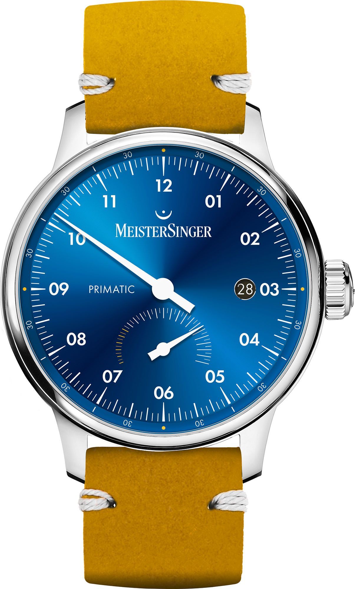 MeisterSinger Primatic  Blue Dial 41.5 mm Automatic Watch For Men - 1