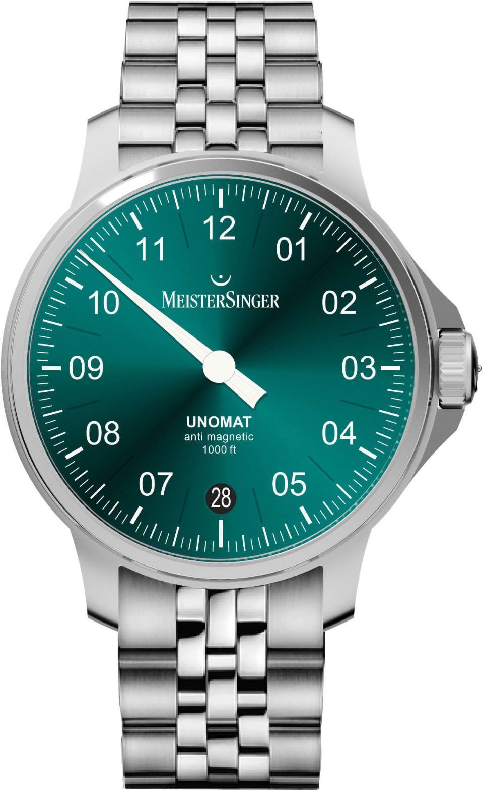 MeisterSinger Unomat  Green Dial 43 mm Automatic Watch For Men - 1