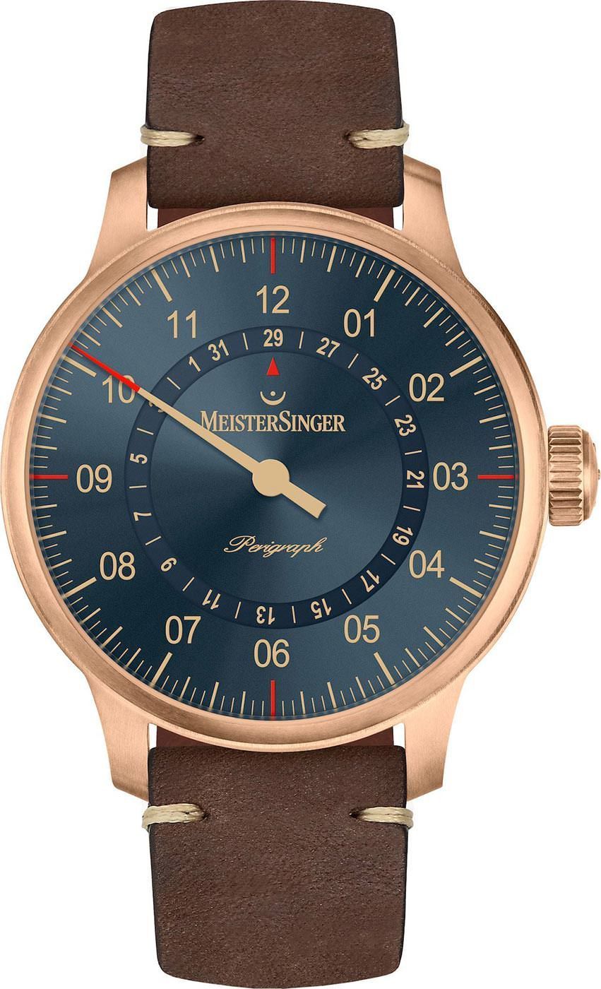 MeisterSinger Perigraph  Blue Dial 43 mm Automatic Watch For Men - 1