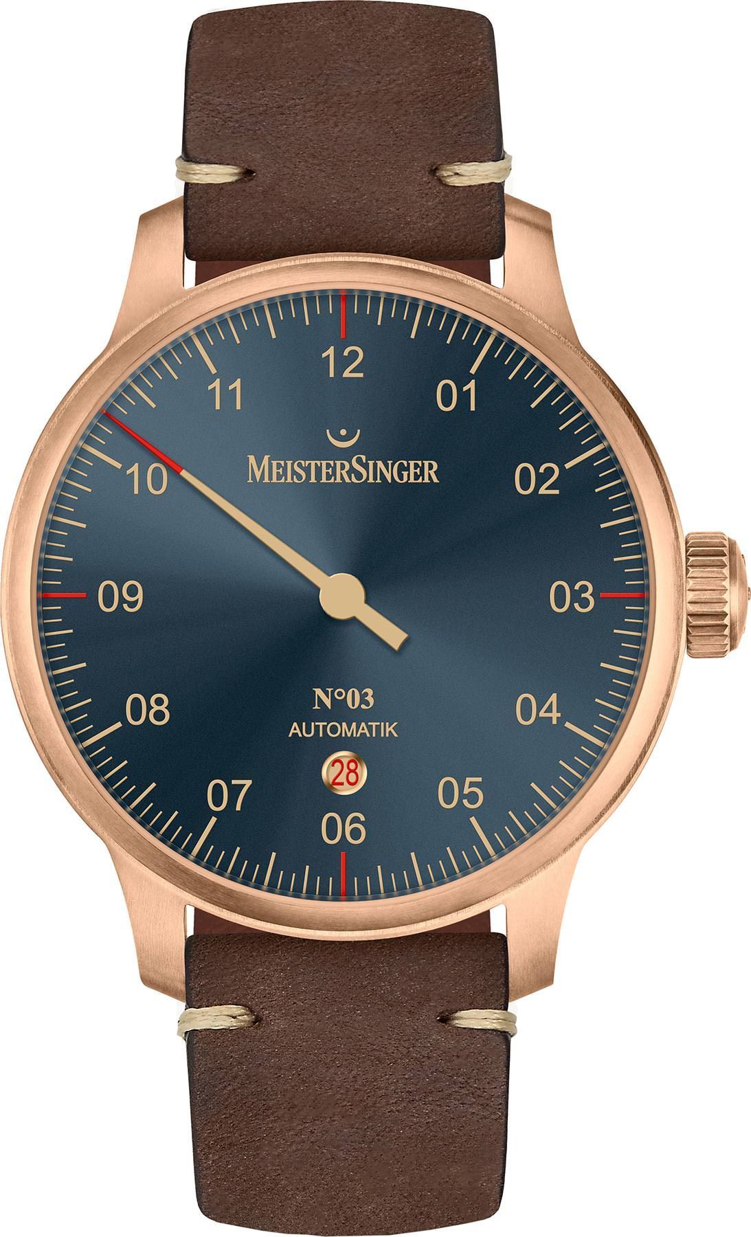MeisterSinger  43 mm Watch in Blue Dial For Men - 1