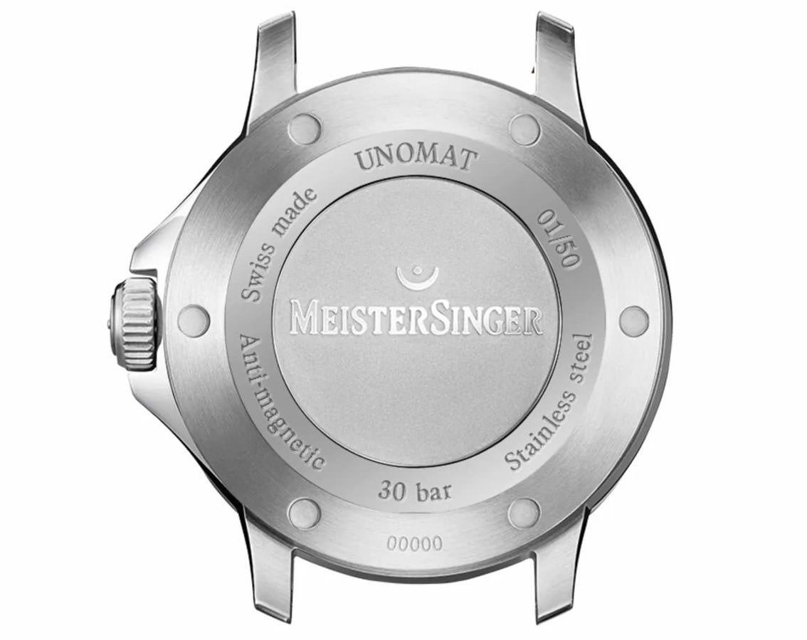 MeisterSinger Unomat  Orange Dial 43 mm Automatic Watch For Men - 2