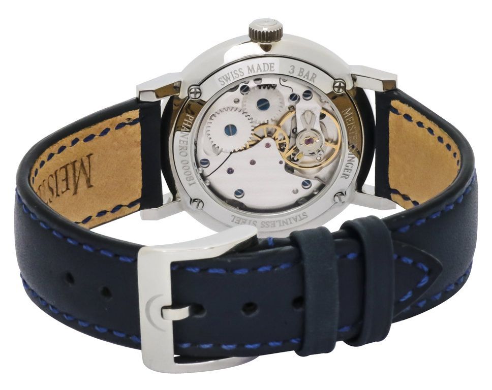 MeisterSinger  35 mm Watch in Blue Dial For Unisex - 4