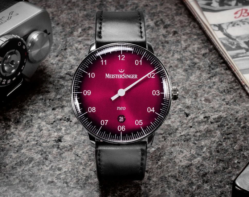 MeisterSinger Neo  Red Dial 40 mm Automatic Watch For Men - 5