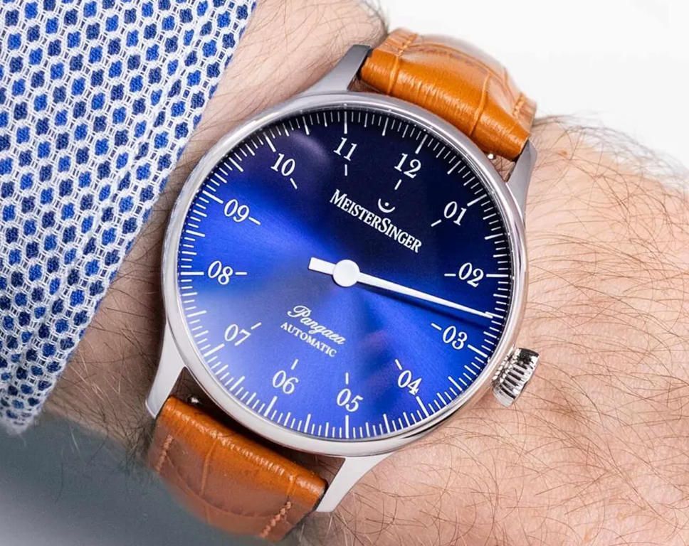 MeisterSinger Pangaea  Blue Dial 40 mm Automatic Watch For Men - 3