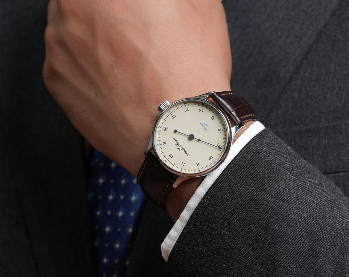 MeisterSinger Pangaea  Beige Dial 40 mm Automatic Watch For Men - 5