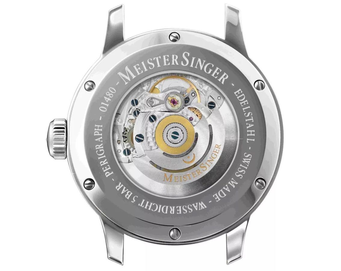 MeisterSinger Perigraph  Ivory Dial 43 mm Automatic Watch For Men - 5