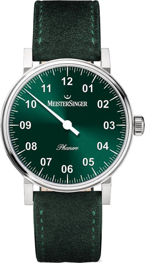 MeisterSinger Casual  Green Dial 35 mm Manual Winding Watch For Unisex - 1