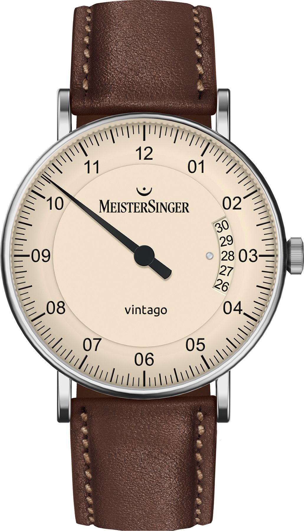 MeisterSinger  Vintago Ivory Dial 38 mm Automatic Watch For Men - 1