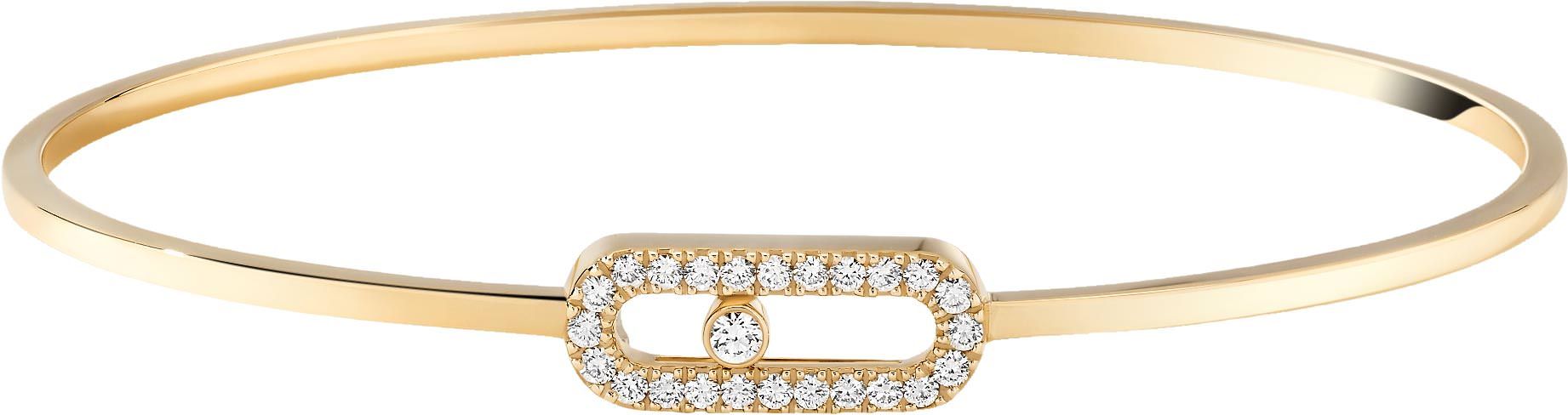 Messika Move Uno Yellow Gold Bracelet Jewellery 11134-YG-M Ethos