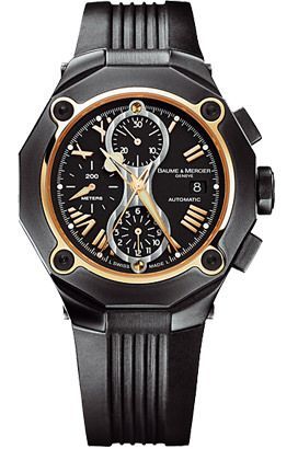 Baume & Mercier Riviera  Black Dial 43 mm Automatic Watch For Men - 1