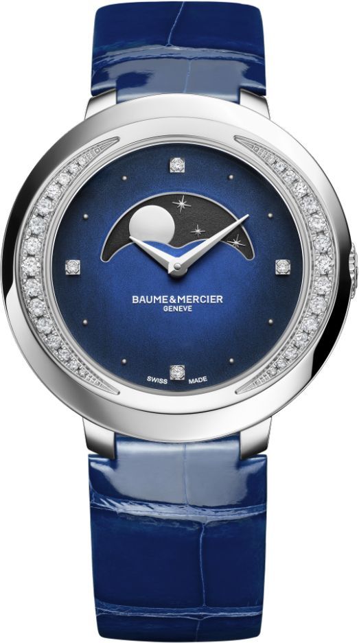 Baume & Mercier Promesse  Blue Dial 34 mm Quartz Watch For Women - 1