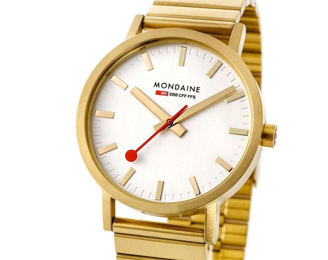 Mondaine  36 mm Watch in Silver Dial For Women - 4