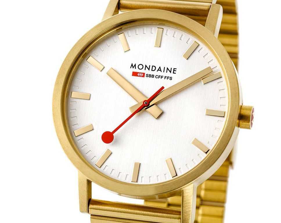 Mondaine  40 mm Watch in Silver Dial For Unisex - 3