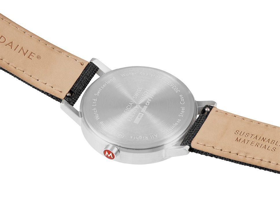 Mondaine  40 mm Watch in White Dial For Unisex - 5