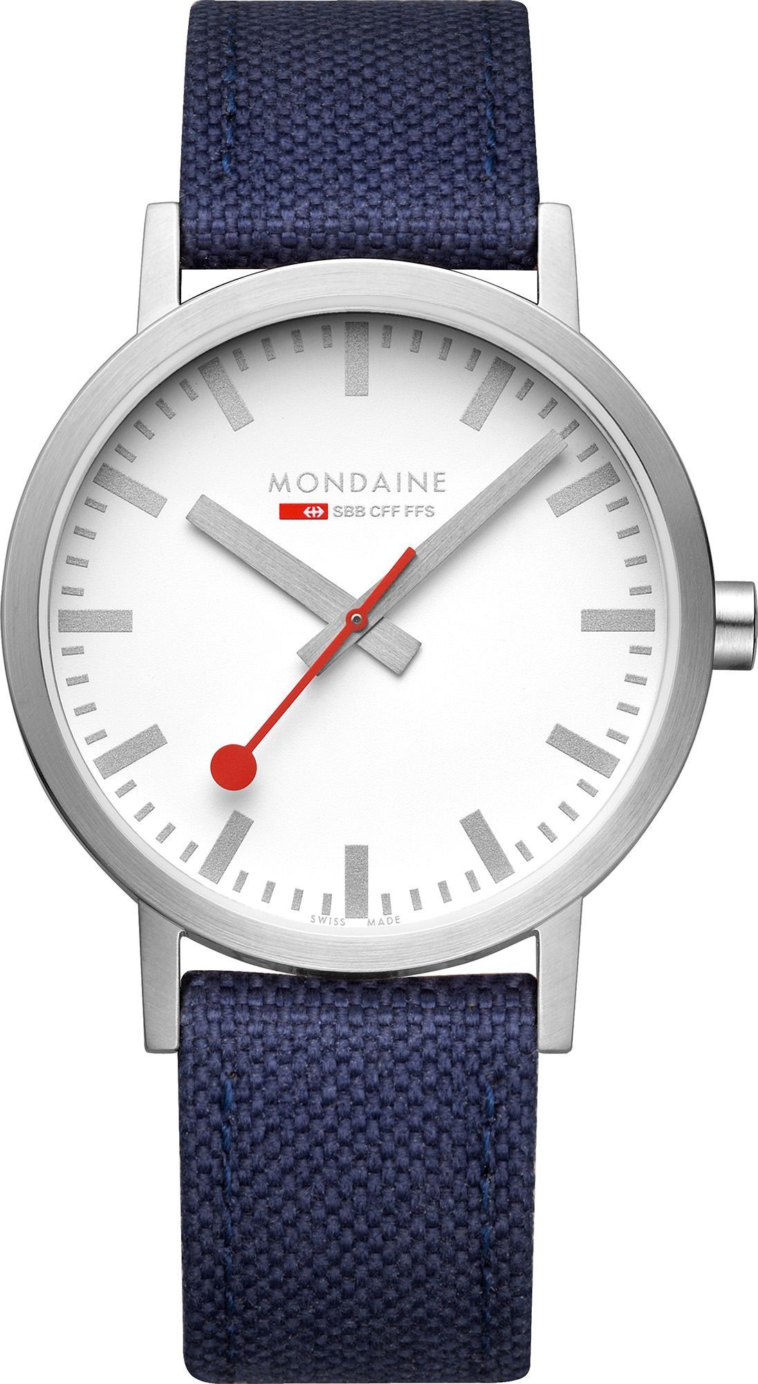 Mondaine  40 mm Watch in White Dial For Unisex - 1