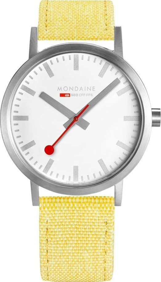 Mondaine  40 mm Watch in White Dial For Unisex - 1