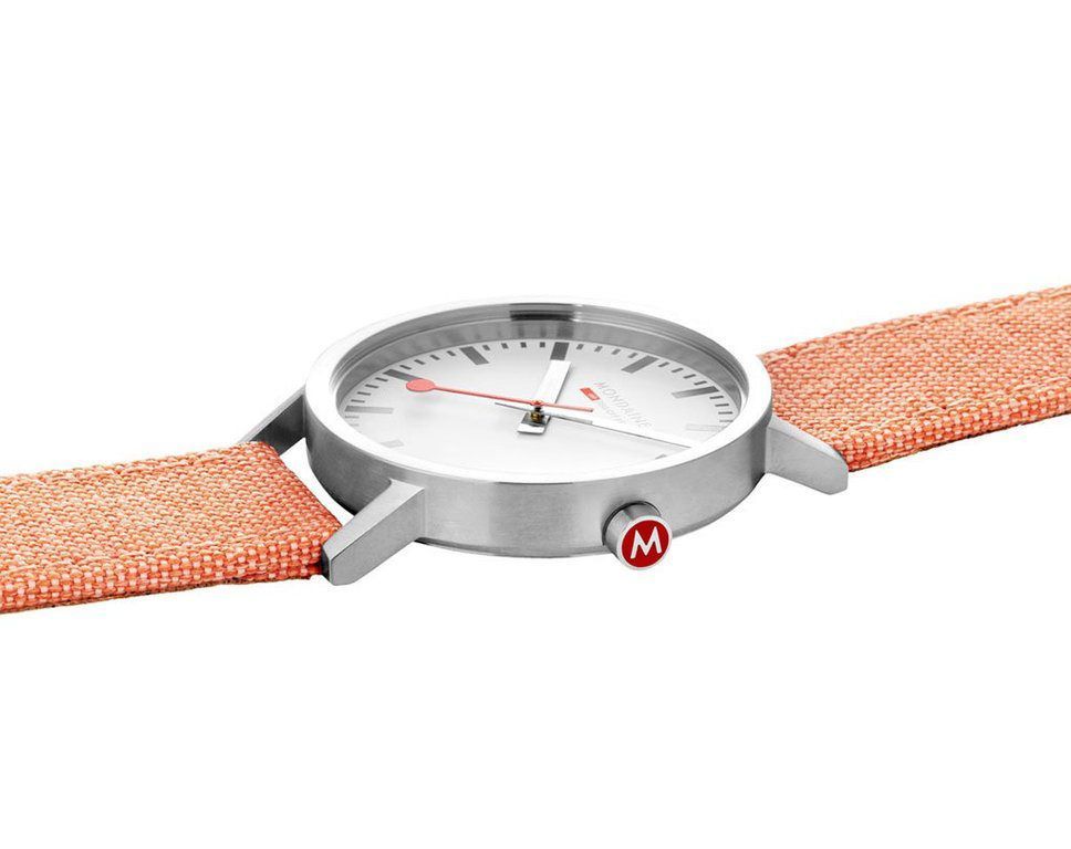 Mondaine  40 mm Watch in White Dial For Unisex - 2