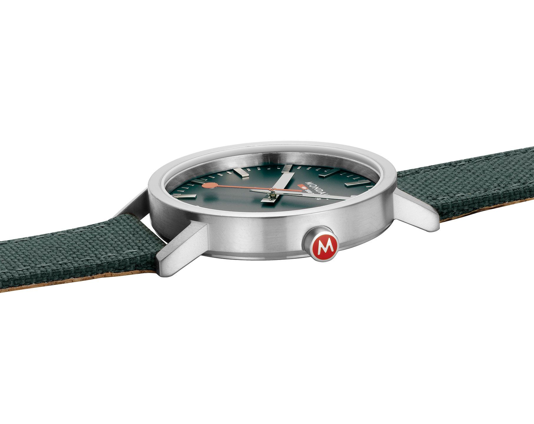 Mondaine  40 mm Watch in Green Dial For Unisex - 2