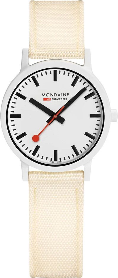 Mondaine  32 mm Watch in White Dial For Unisex - 1