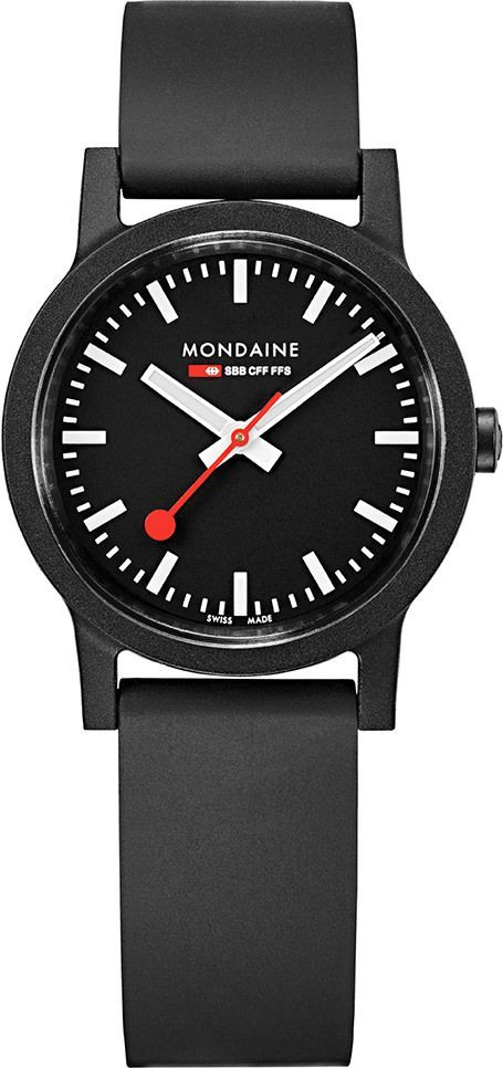 Mondaine  32 mm Watch in Black Dial For Unisex - 1