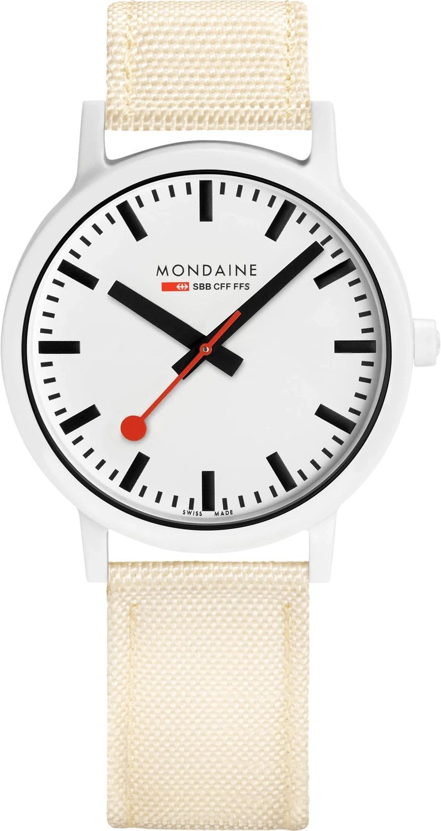 Mondaine  41 mm Watch in White Dial For Men - 1