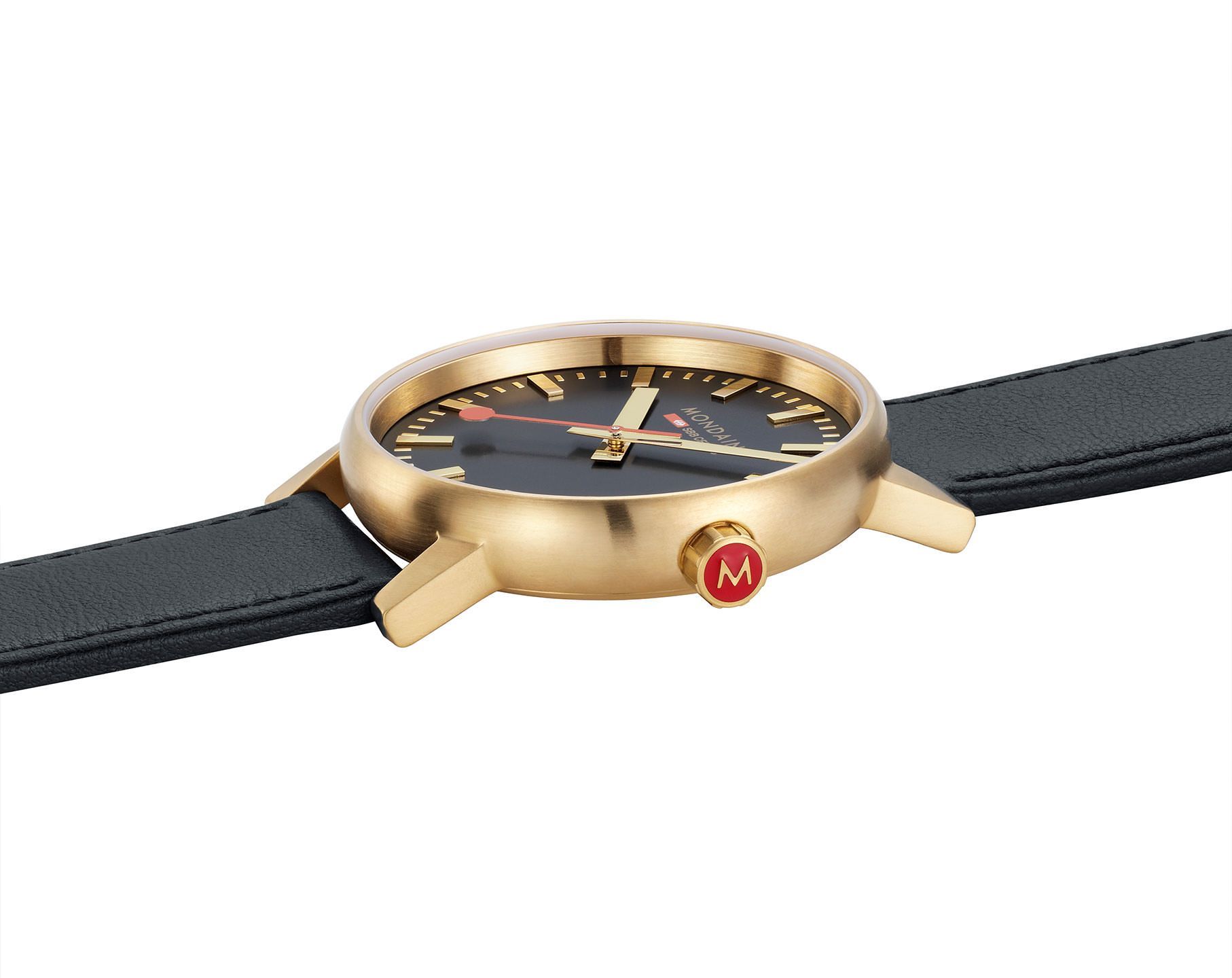 Mondaine  40 mm Watch in Black Dial For Unisex - 2