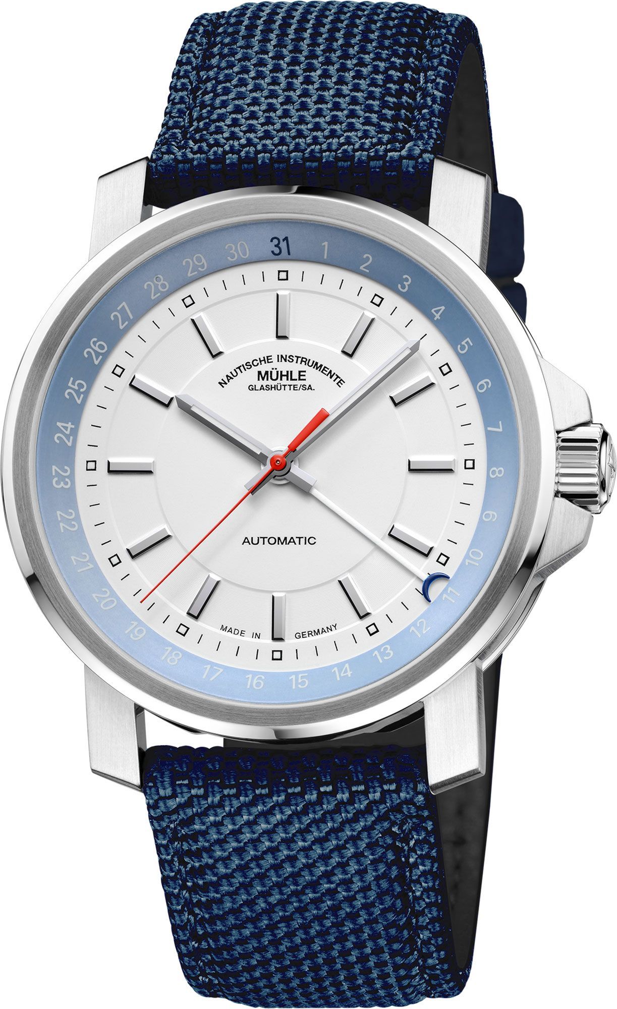Mühle-Glashütte 29er  White Dial 42.4 mm Automatic Watch For Men - 1