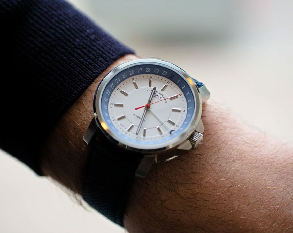 Mühle-Glashütte 29er  White Dial 42.4 mm Automatic Watch For Men - 5