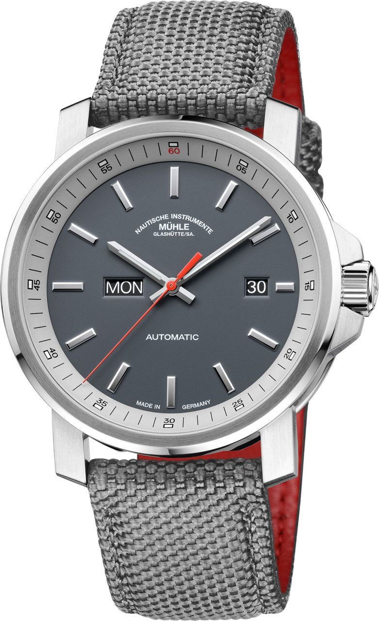 Mühle-Glashütte 29er  Grey Dial 42.4 mm Automatic Watch For Men - 1