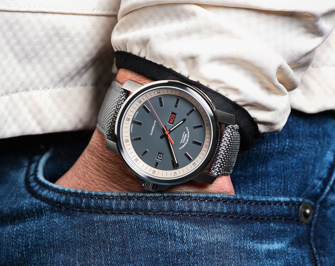 Mühle-Glashütte 29er  Grey Dial 42.4 mm Automatic Watch For Men - 6