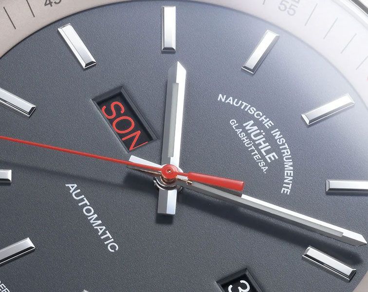 Mühle-Glashütte 29er  Grey Dial 42.4 mm Automatic Watch For Men - 7