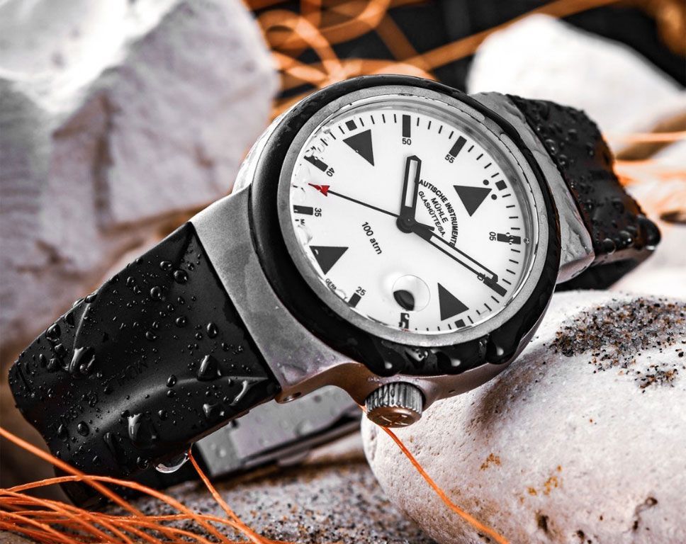 Mühle-Glashütte S.A.R. Rescue-Timer  Cream Dial 42 mm Automatic Watch For Men - 3