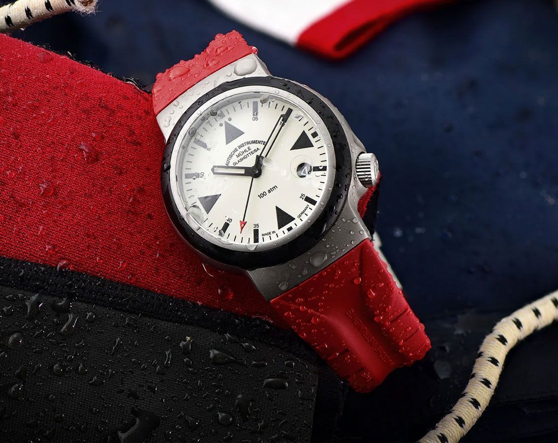 Mühle-Glashütte S.A.R. Rescue-Timer  Cream Dial 42 mm Automatic Watch For Men - 2