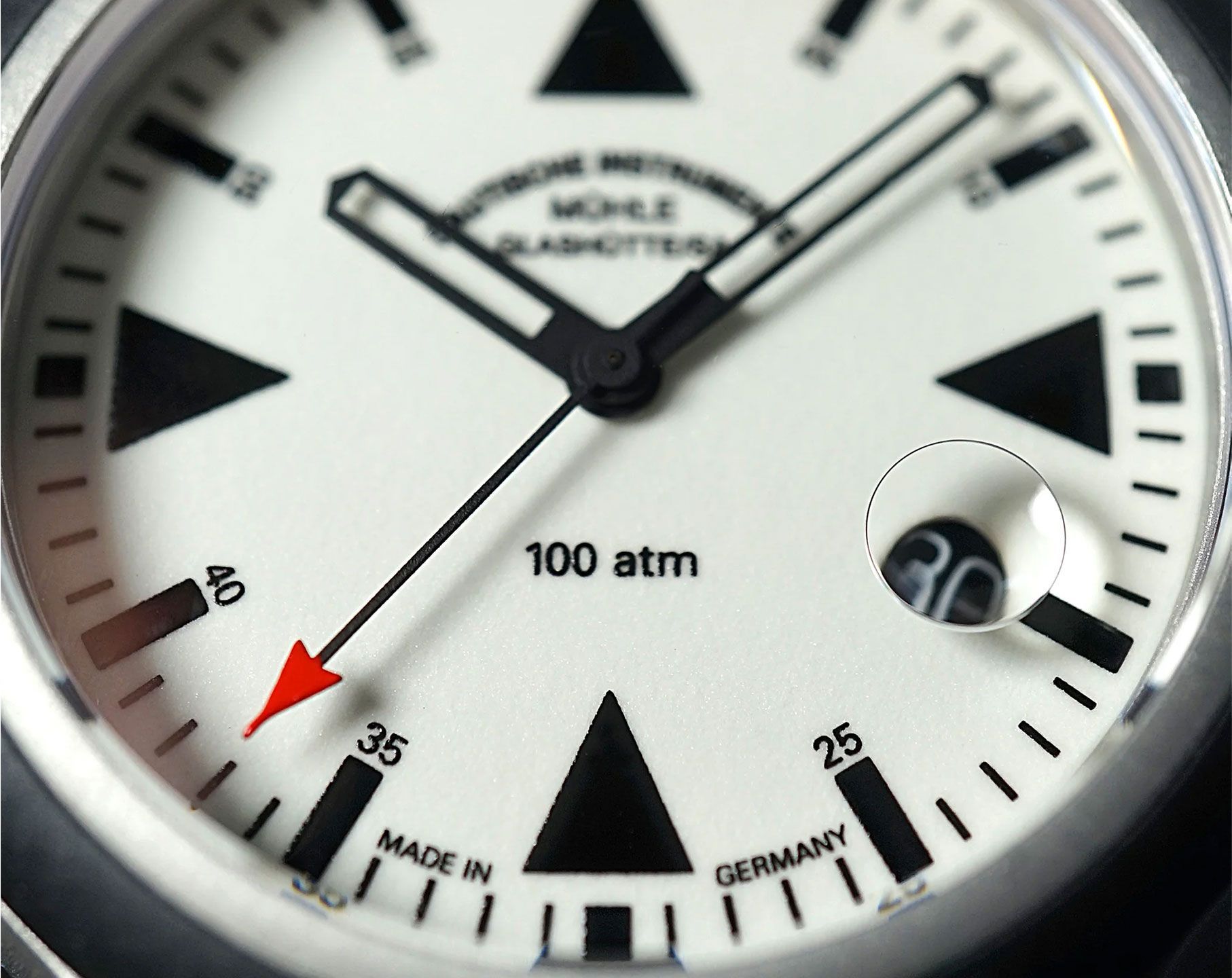 Mühle-Glashütte S.A.R. Rescue-Timer  Cream Dial 42 mm Automatic Watch For Men - 4