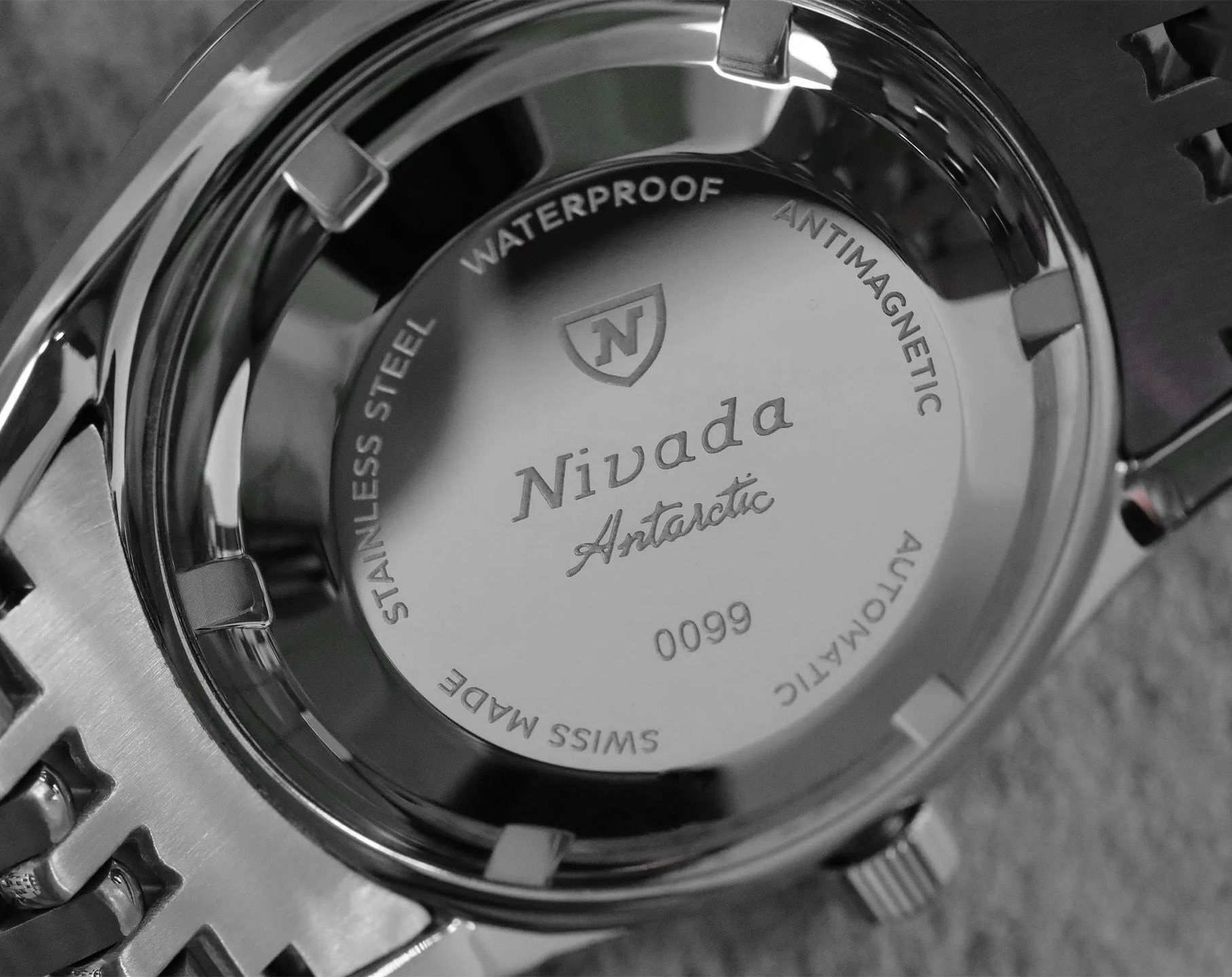 Nivada Grenchen Antarctic Antarctic Spider Silver Dial 38 mm Automatic Watch For Men - 3