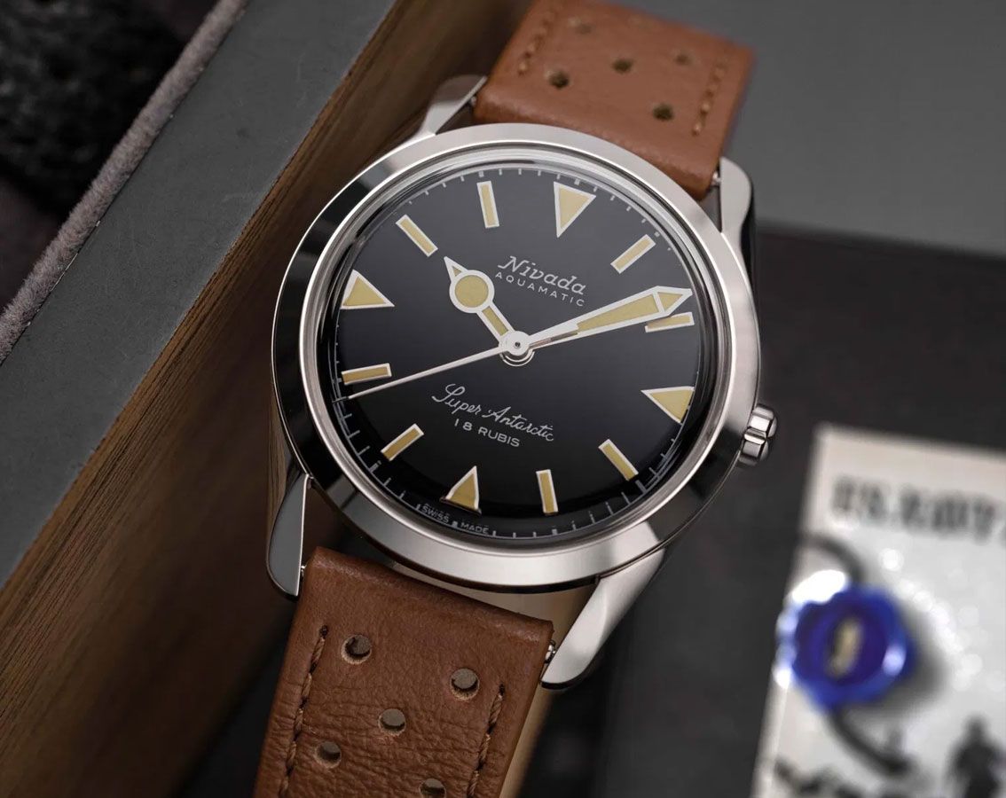 Nivada Grenchen Antarctic Manual Winding Watch 35013M41