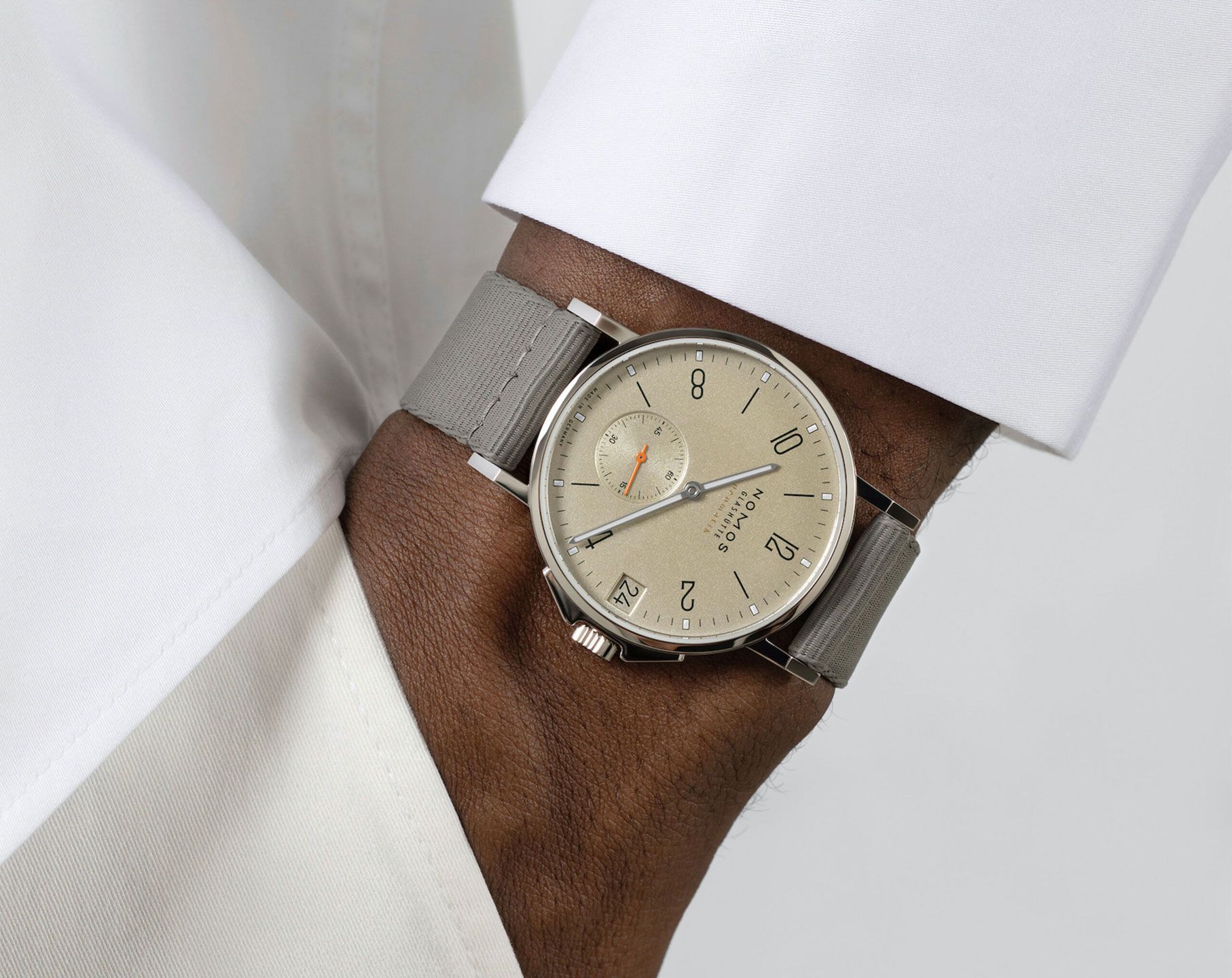 Nomos Glashutte Ahoi  Sand Dial 38.5 mm Automatic Watch For Men - 4