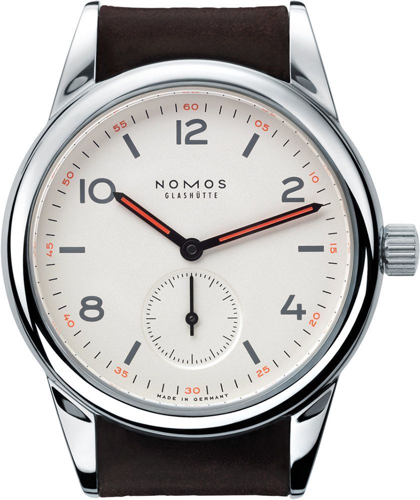 Nomos Glashutte Club  Silver Dial 36 mm Manual Winding Watch For Unisex - 1