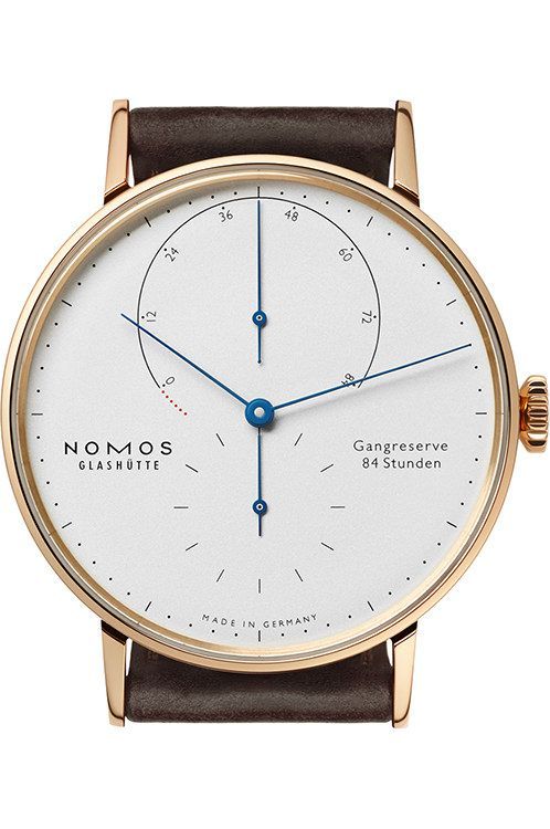 Nomos Glashutte Lambda 39 mm Watch in Silver Dial